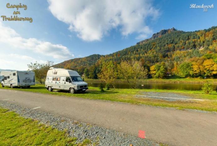Campingplatz Am Treidlerweg Konigstein an der Elbe Exterior photo