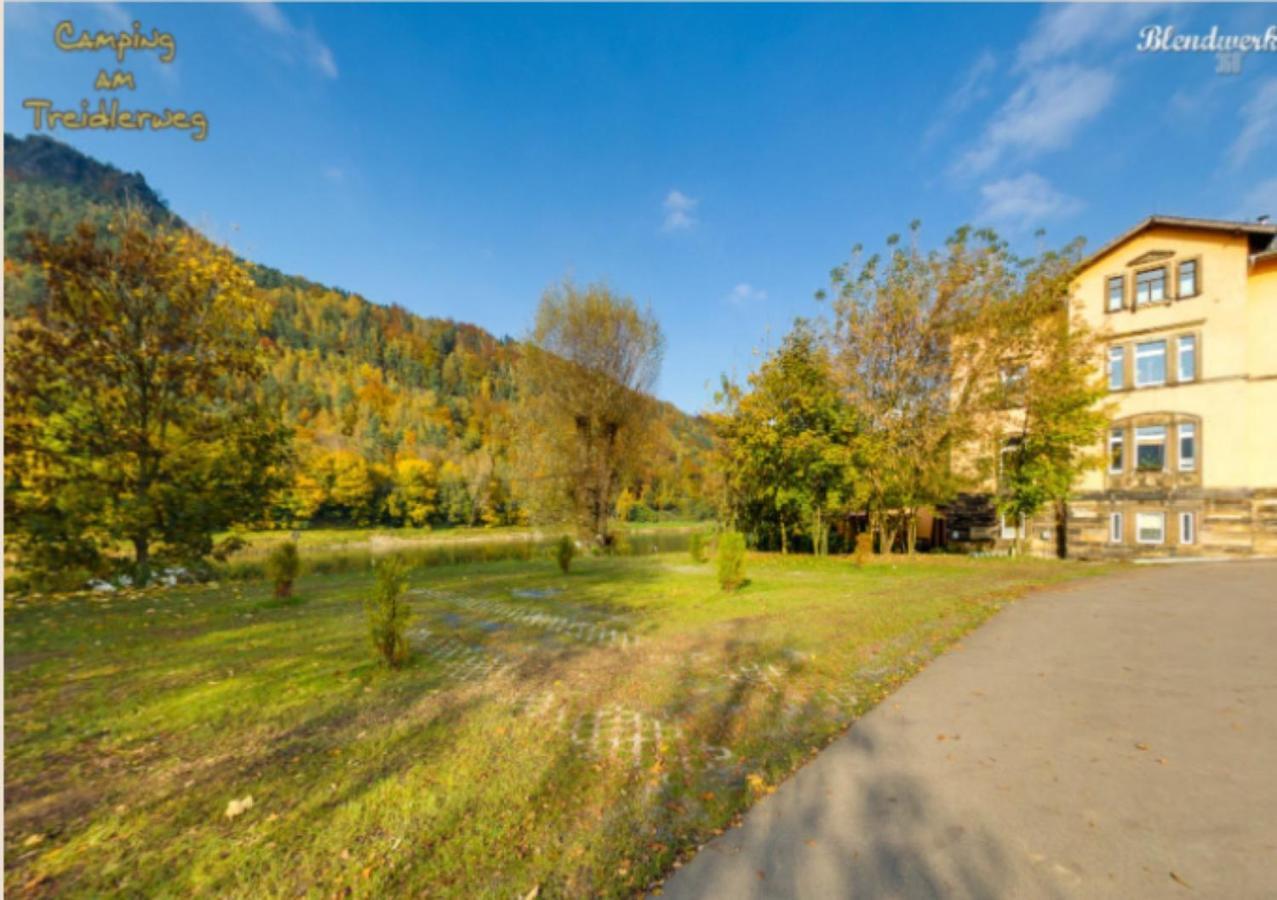 Campingplatz Am Treidlerweg Konigstein an der Elbe Exterior photo